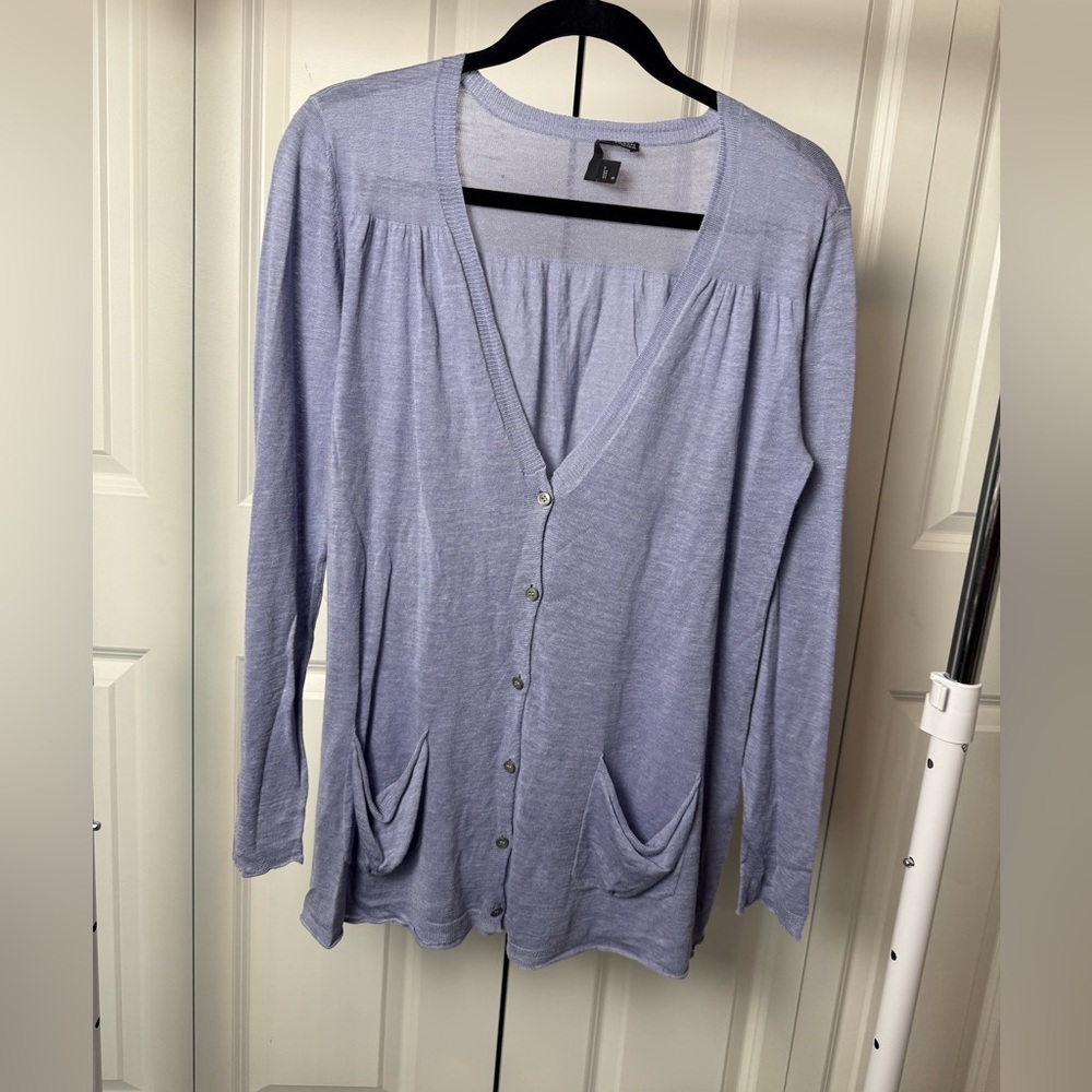 Eileen Fisher silk/linen cardigan